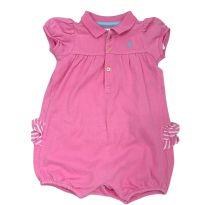 Romper Rosa Verão Polo Ralph Lauren - 6 meses - Polo Ralph Lauren