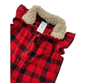 Colete Vermelho Carter`s - 0 a 3 meses - Carter`s