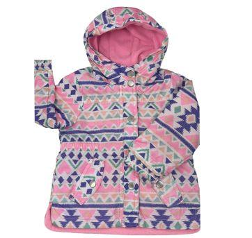 Corta Vento Rosa Estampado Carter`s - 9 a 12 meses - Carter`s