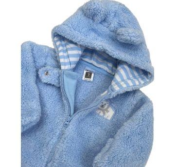 Macacão Pijama Inverno Azul Carter`s - 0 a 3 meses - Carter`s