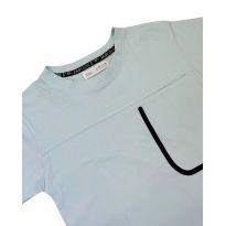 Camiseta Azul Estampada Zara - 8 anos - Zara Baby