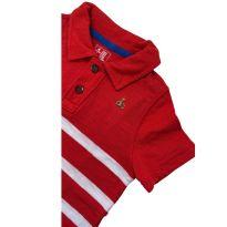 Camiseta Laranja Listrada GAP - 3 anos - Gap Kids