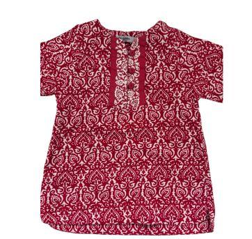 Vestido Manga Longa Green Estampado - 6 a 9 meses - Green