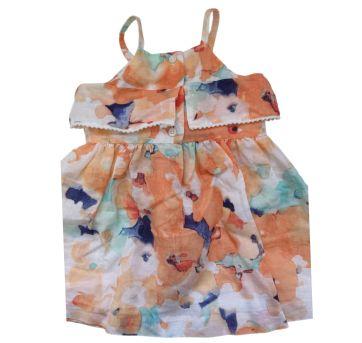 Vestido Estampado Janie&Jack - 12 a 18 meses - Janie and Jack