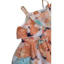 Vestido Estampado Janie&Jack - 12 a 18 meses - Janie and Jack