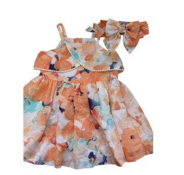 Vestido Estampado Janie&Jack - 12 a 18 meses - Janie and Jack