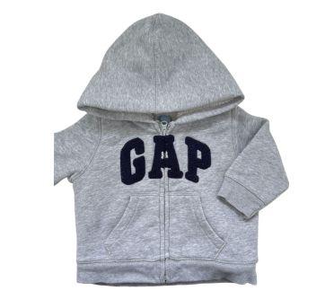 Blusa Moletom GAP Cinza - 9 a 12 meses - Gap Kids