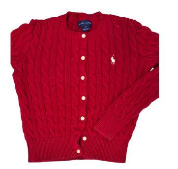 Cardigã Tricô Polo Ralph Lauren - 8 anos - Ralph Lauren