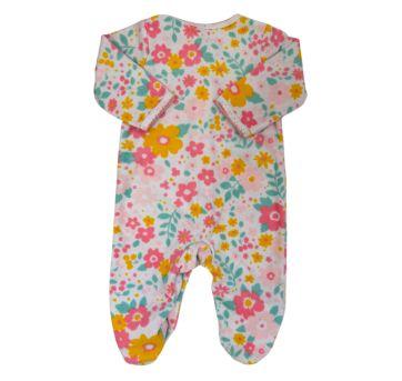 Macacão Manga Longa Estampado Carter`s - 0 a 3 meses - Carter`s