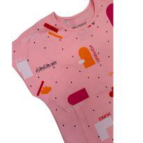 Camisa Manga Curta Rosa Lilica Ripilica - 10 anos - Lilica Ripilica