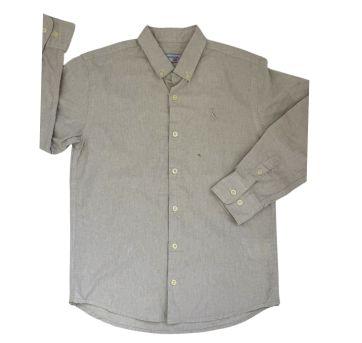 Camisa Casual Cinza Reserva - 10 anos - Reserva mini