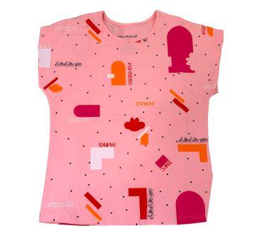 Camisa Manga Curta Rosa Lilica Ripilica - 10 anos - Lilica Ripilica