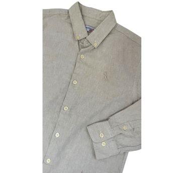Camisa Casual Cinza Reserva - 10 anos - Reserva mini