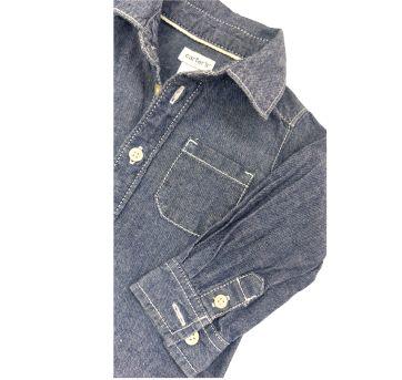 Camisa Jeans Carter`s - 6 meses - Carter`s