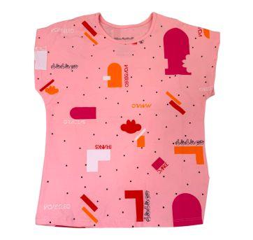 Camisa Manga Curta Rosa Lilica Ripilica - 10 anos - Lilica Ripilica