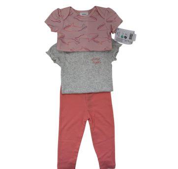 Conjunto Carter`s Três Peças - 6 a 9 meses - Carter`s