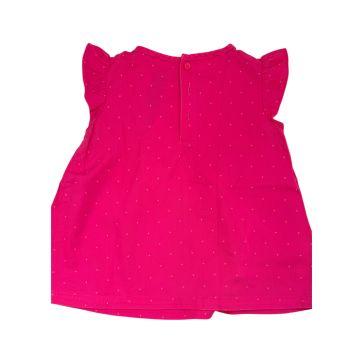 Vestido Manga Curta Rosa Carter`s - 3 anos - Carter`s