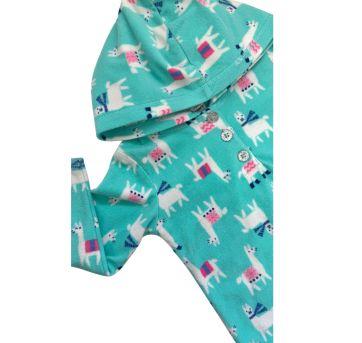 Casaco de Moletom Azul Estampado Carter`s - 2 anos - Carter`s