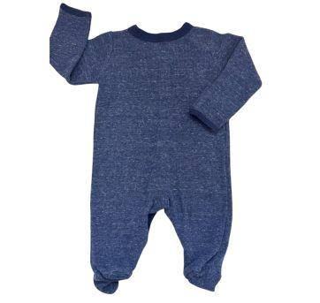 Macacão Manga Longa Carter`s Azul - Recém Nascido - Carter`s