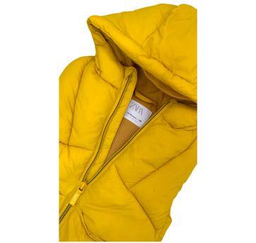 Colete Meia Estação Amarelo Zara - 12 a 18 meses - Zara Baby