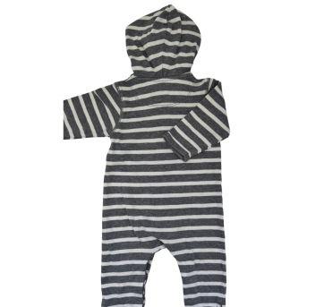 Macacão Manga Longa Listrado GAP - 3 a 6 meses - Gap Kids