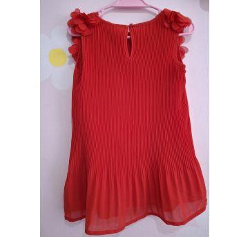 Vestido vermelho 12-18 meses marca BabyClub - 12 a 18 meses - Baby Club