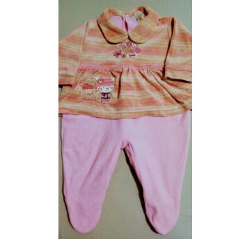 Macacão Luxo Plush tam M da Blomys Baby! - 6 a 9 meses - Bloomys Baby