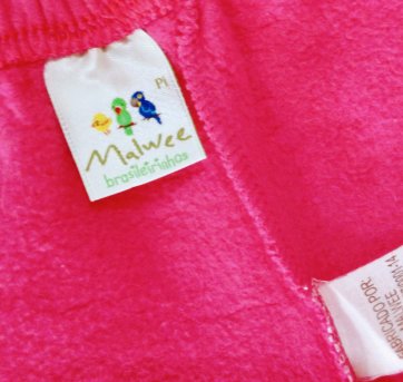 Calça de Moleton Pink tam P da Malwee!! - 3 a 6 meses - Malwee