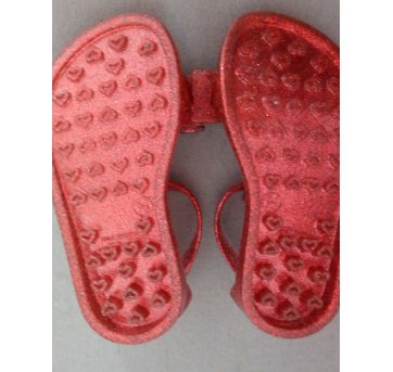 Sandália Vermelha Glitter tam 21 da Gymboree. APROVEITE O FRETE GRÁTIS!! - 21 - Gymboree