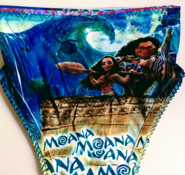 NOVA - Calcinha Colorida tam 2 anos da Moana (Disney) !! - 2 anos - Não informada