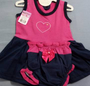 NOVO - Vestido Pink tam 1 ano. APROVEITE O FRETE GRÁTIS!! - 1 ano - Bella baby