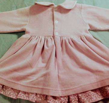 LINDO Vestido de Inverno em Veludo tam GAPROVEITE O FRETE GRÁTIS!! - 9 a 12 meses - chiquita