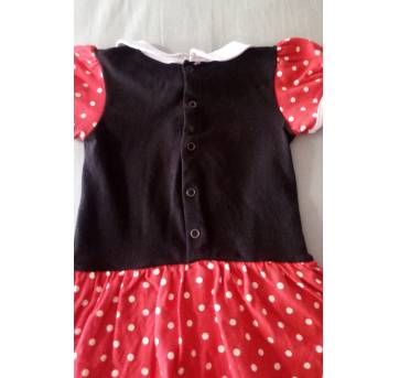 Body Vestido com tiara da Minnie NOVO!! - 9 a 12 meses - Disney baby