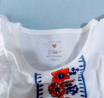 NOVA - Camiseta fashion tam 3 da marca POIMperfeita!! - 3 anos - Poim e Cherokee