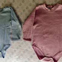 Kit 02 Bodys menina Tam G (9 a 12 meses). APROVEITE O FRETE GRÁTIS!! - 9 a 12 meses - Bate Palminha
