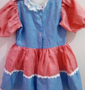 (DOAÇAO) Vestido de Festa Junina e Caipira tam 3 anos!! - 3 anos - Confecções Infantis