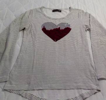 Camiseta Coração brilhante tam 12 anos Marisa! - 12 anos - marisa