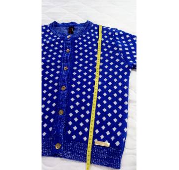 Cardigan em Tricô Inverno tam 14 anos Marialícia Collection ELIAN!! - 14 anos - Elian