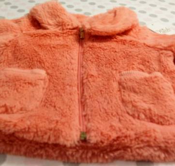 Casaco de Pele Coral tam M da NICK (NOVO CUSTA R$ 120,00)! - 6 a 9 meses - Nick
