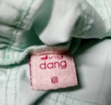 Jardineira Jeans Verão tam 10 anos DING DANG!! - 10 anos - Ding Dang