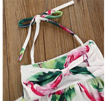 NOVO - Conjunto de Biquini Flamingo tam 3/4 anos (importado)!! - 3 anos - Importado