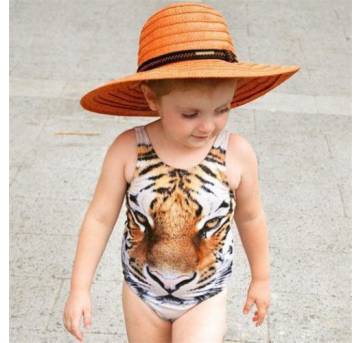 NOVO - Maiô Menina Fashionista tam 4/5 anos (importado)! - 3 anos - Importado