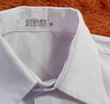 Camisa Social branca tam 6 anos da grife ROTHENBURGnova! - 6 anos - Confecção Exclusiva