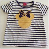Camiseta Listrada Minnie tam 2 anos DISNEY - 2 anos - Disney