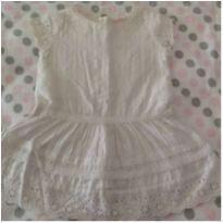 Vestido Off White tam 2 anosuma delicadeza! - 2 anos - Confecção Exclusiva
