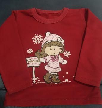 Blusa de frio estou pronta para passear - 3 anos - Não informada
