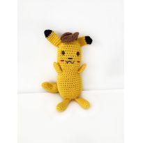 Pokemon pikachu de crochê -  - Artesanal