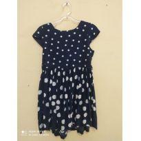 Vestido bolinhas brancas - 3 anos - Não informada