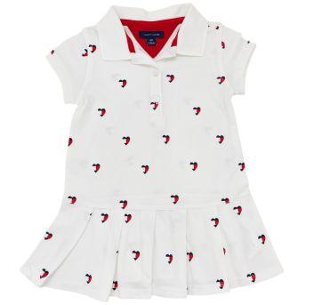 002 - Vestido Polo Manga Curta Tommy Hilfiger - 18 meses - Tommy Hilfiger
