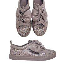 Tênis Petite Jolie Glitter + Laço - 31 - Petite Jolie